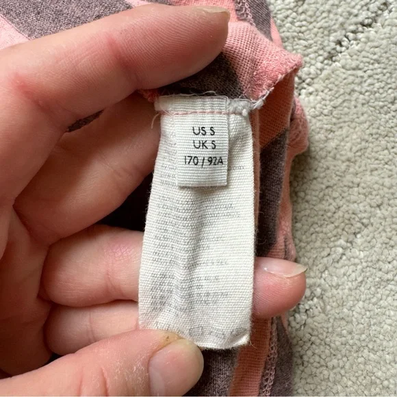 ✨ Free People We The Free The Twist Coral Light Striped Tank Top - Picture 9 of 11